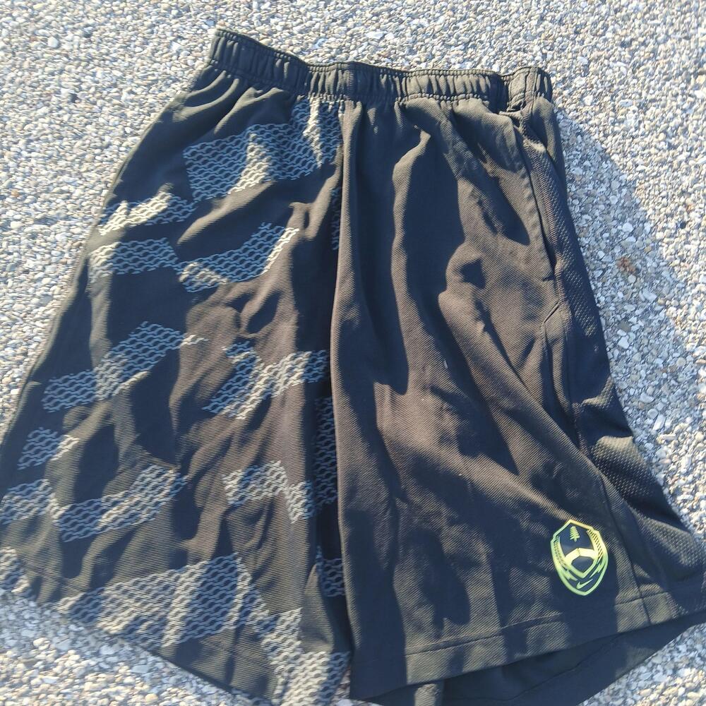 Nike Shorts Mens Large Black Dri-FIT Geometric Basketball Athletic 534252-010